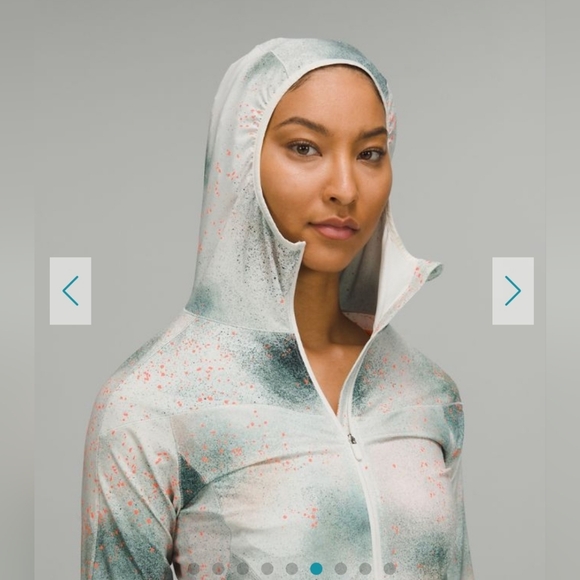 (14) Mist Over Windbreaker *Reflective ColourSpray Camo Silver Blue Multi Sirius - Picture 5 of 16